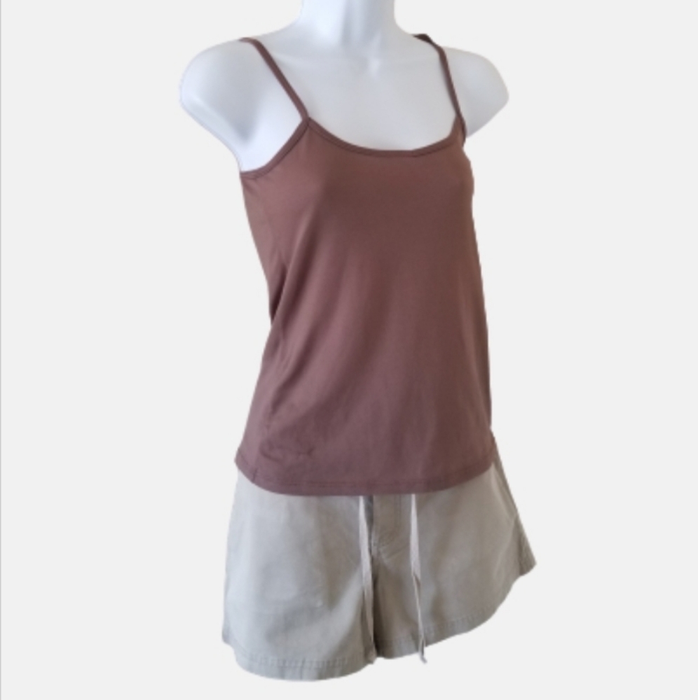 C.c. Outlaw Brown Nylon Camisole tank, sz XS